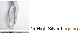 High Silver  legging Labella